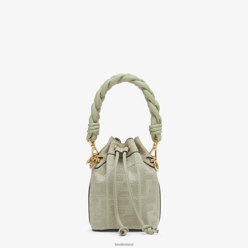 Fendi Women FF Canvas Mini-Bag R06TFR713 Accessories Green