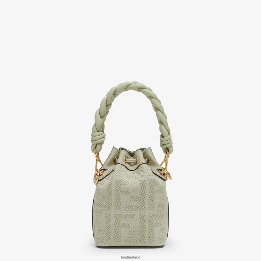 Fendi Women FF Canvas Mini-Bag R06TFR713 Accessories Green