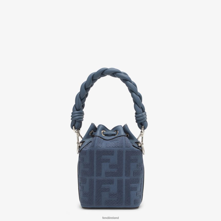Fendi Women FF Canvas Mini-Bag R06TFR719 Accessories Blue