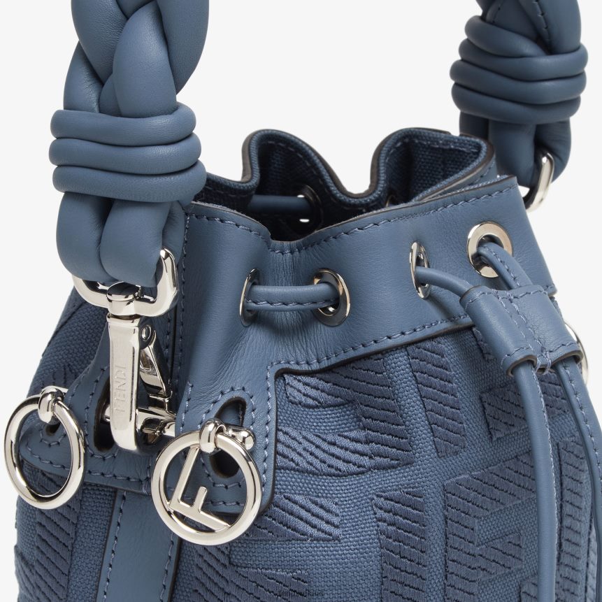Fendi Women FF Canvas Mini-Bag R06TFR719 Accessories Blue