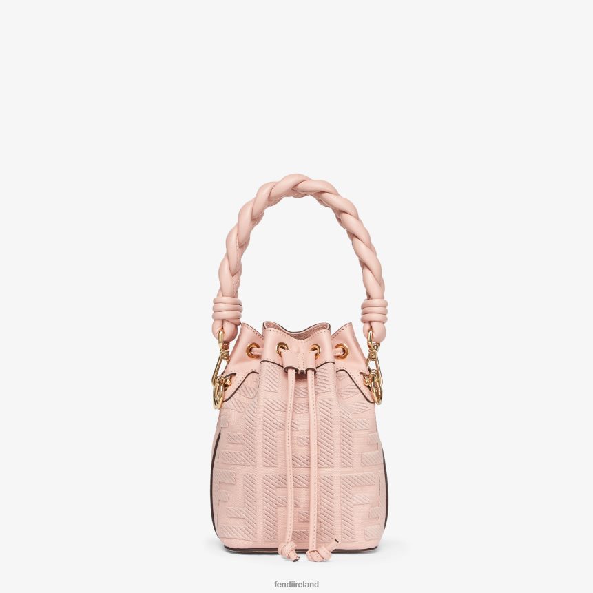 Fendi Women FF Canvas Mini-Bag R06TFR816 Accessories Pink