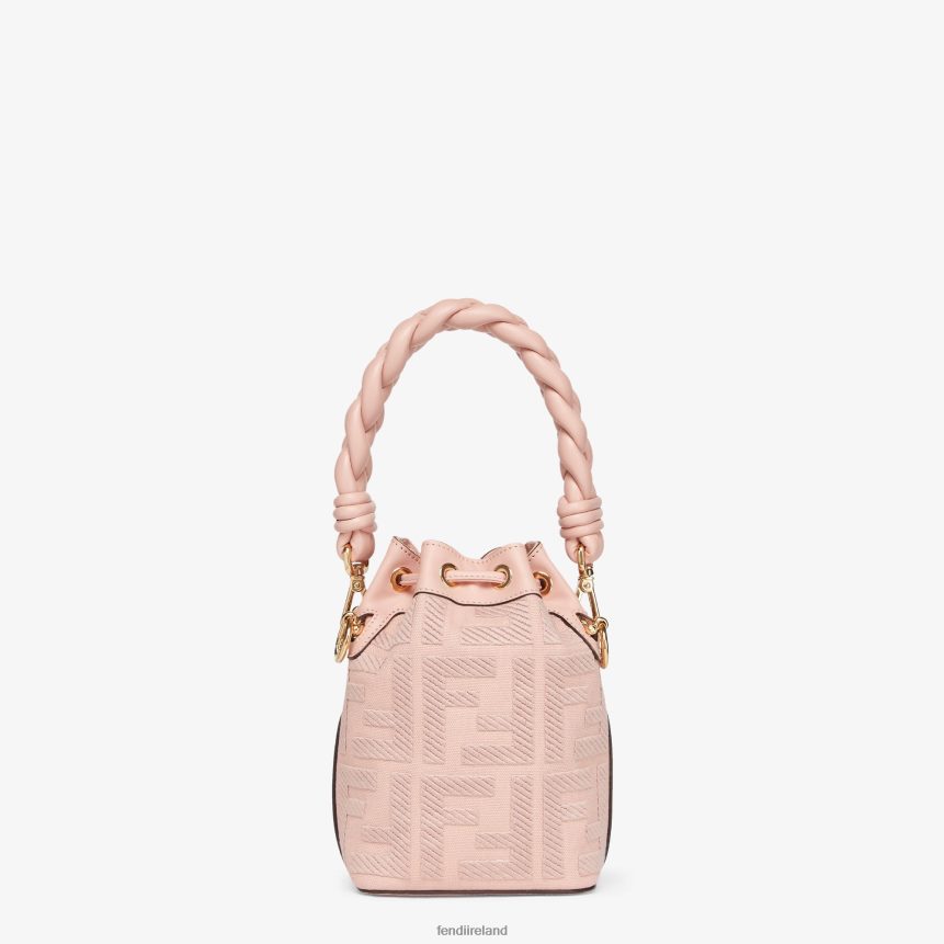 Fendi Women FF Canvas Mini-Bag R06TFR816 Accessories Pink