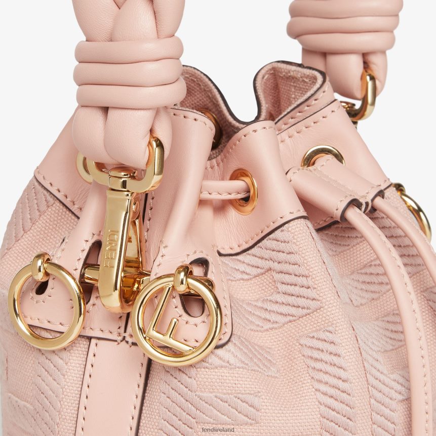 Fendi Women FF Canvas Mini-Bag R06TFR816 Accessories Pink