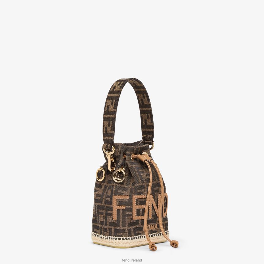 Fendi Women FF Fabric Mini-Bag R06TFR639 Accessories Brown