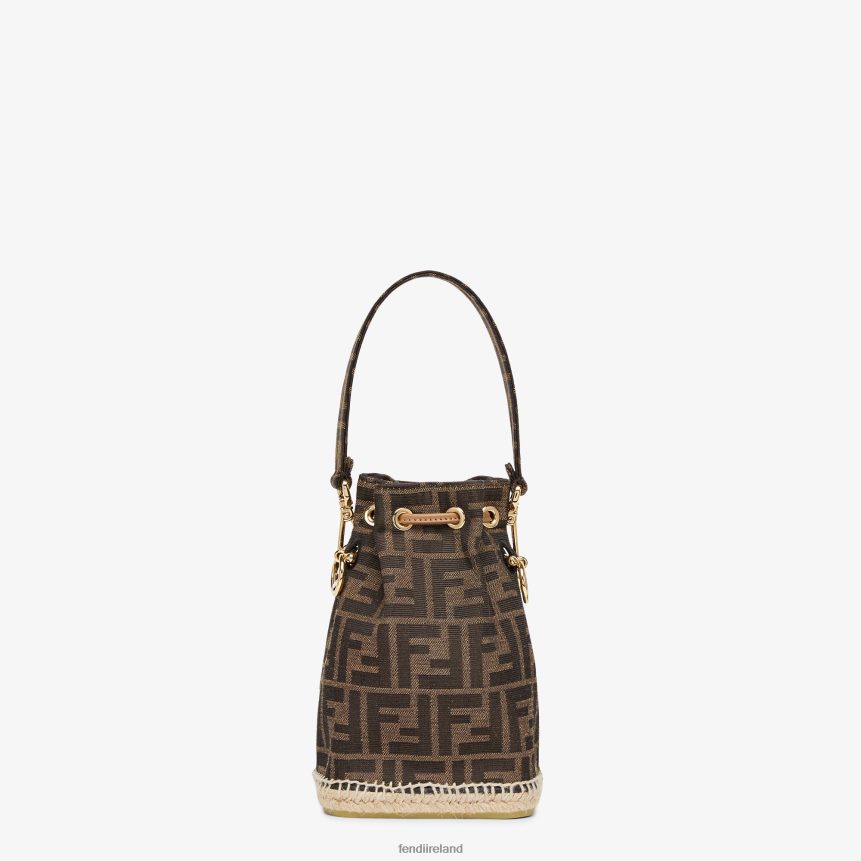 Fendi Women FF Fabric Mini-Bag R06TFR639 Accessories Brown