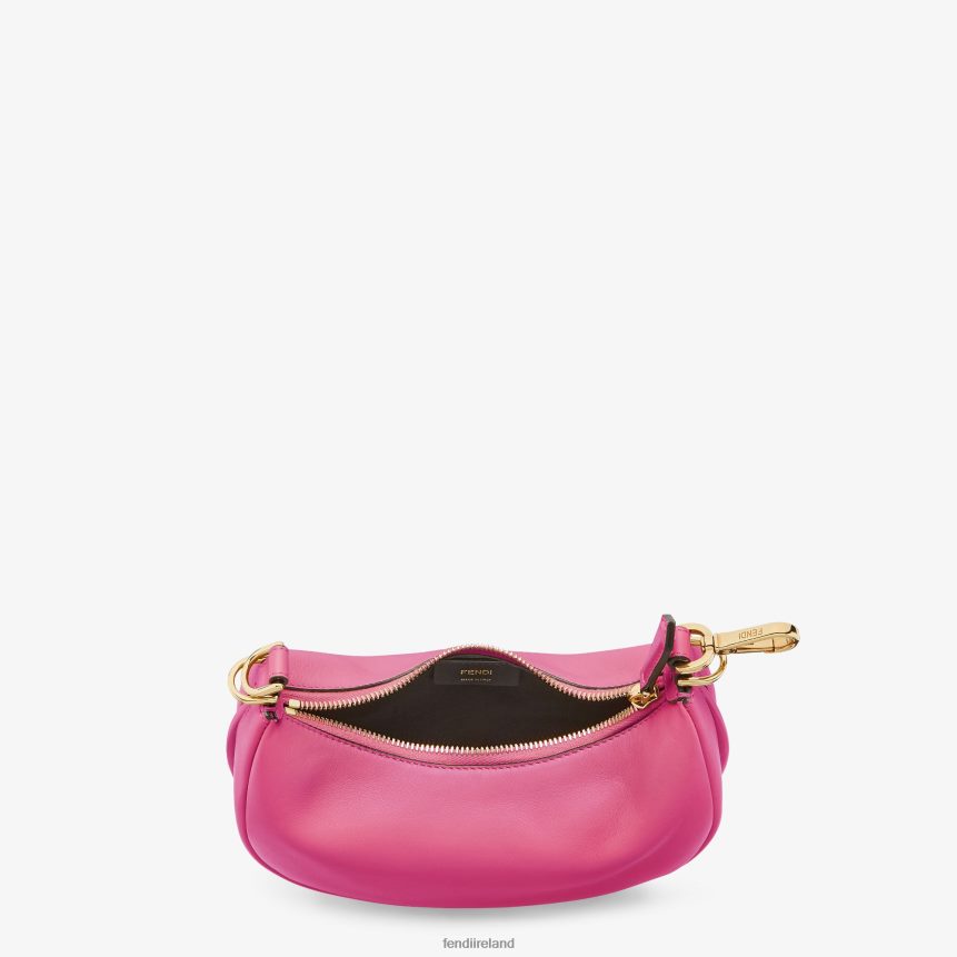 Fendi Women Fuchsia Leather Mini Bag R06TFR568 Accessories Pink