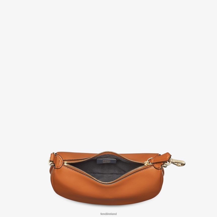 Fendi Women Graphy Leather Mini-Bag R06TFR528 Accessories Brown