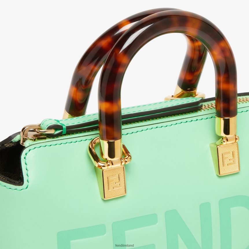 Fendi Women Leather Small Boston Bag R06TFR722 Accessories Green