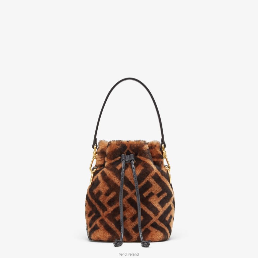 Fendi Women Mini-Bag In Sheepskin R06TFR858 Accessories Brown