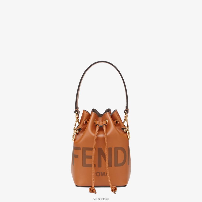 Fendi Women Mon Tresor Leather Mini-Bag R06TFR680 Accessories Brown