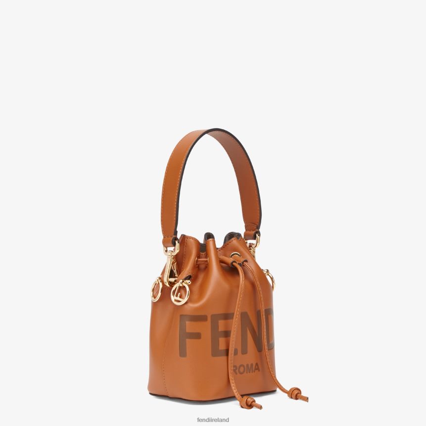 Fendi Women Mon Tresor Leather Mini-Bag R06TFR680 Accessories Brown