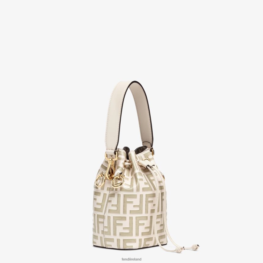 Fendi Women Mon Tresor Leather Mini-Bag R06TFR865 Accessories Beige