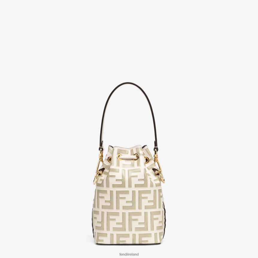 Fendi Women Mon Tresor Leather Mini-Bag R06TFR865 Accessories Beige