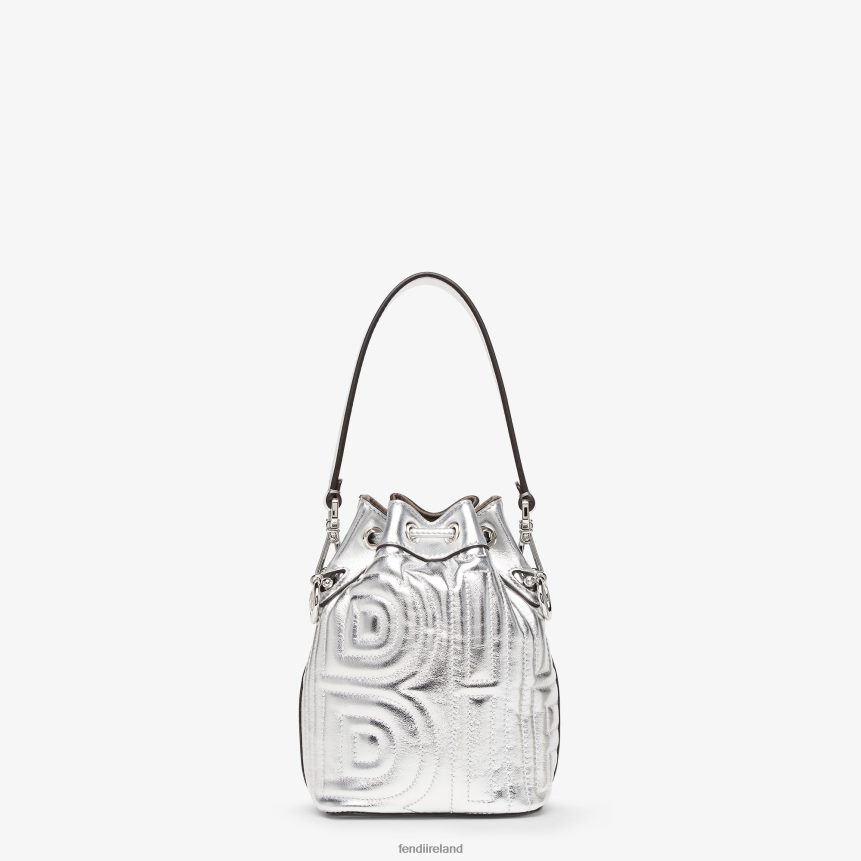 Fendi Women Quilted Leather By Marc Jacobs Mini-Bag R06TFR690 Accessories Silver