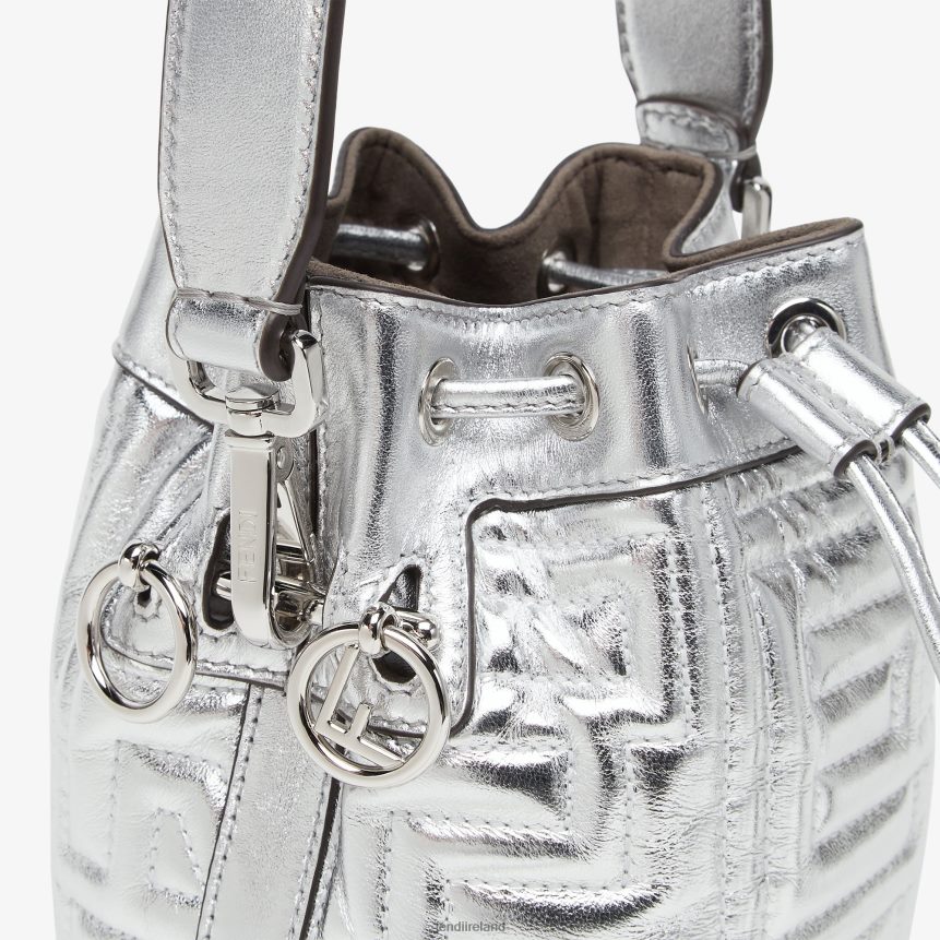 Fendi Women Quilted Leather By Marc Jacobs Mini-Bag R06TFR690 Accessories Silver