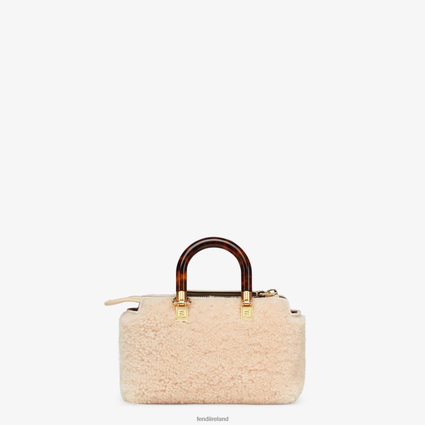 Fendi Women Sheepskin Small Boston Bag R06TFR841 Accessories Pink