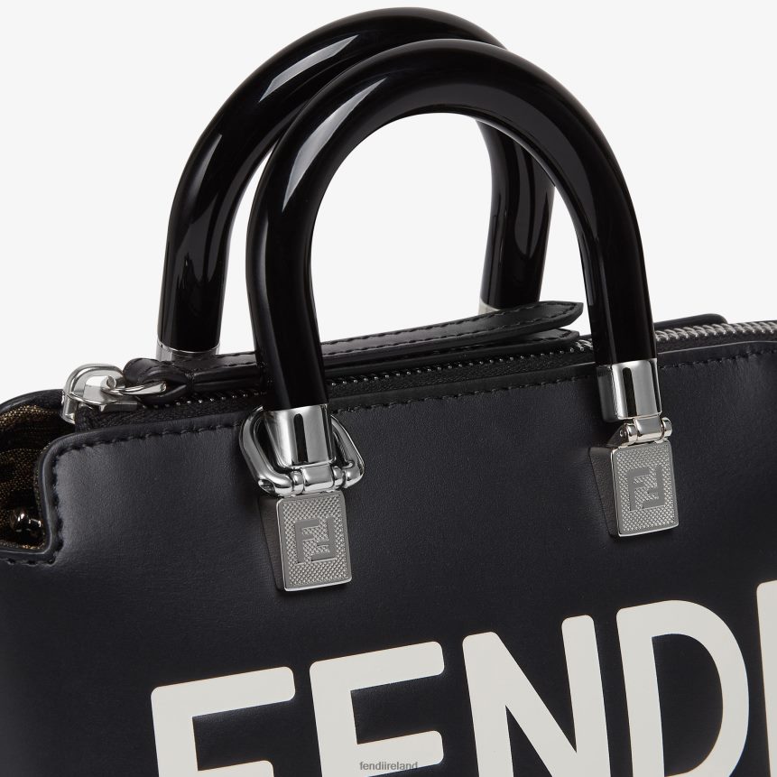 Fendi Women Small Boston Bag In Leather R06TFR677 Accessories Black
