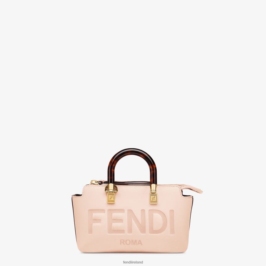 Fendi Women Small Boston Bag In Leather R06TFR851 Accessories Pink