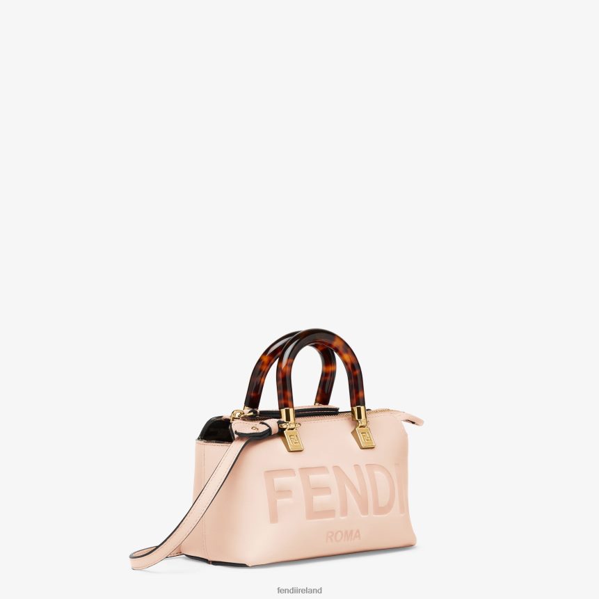 Fendi Women Small Boston Bag In Leather R06TFR851 Accessories Pink