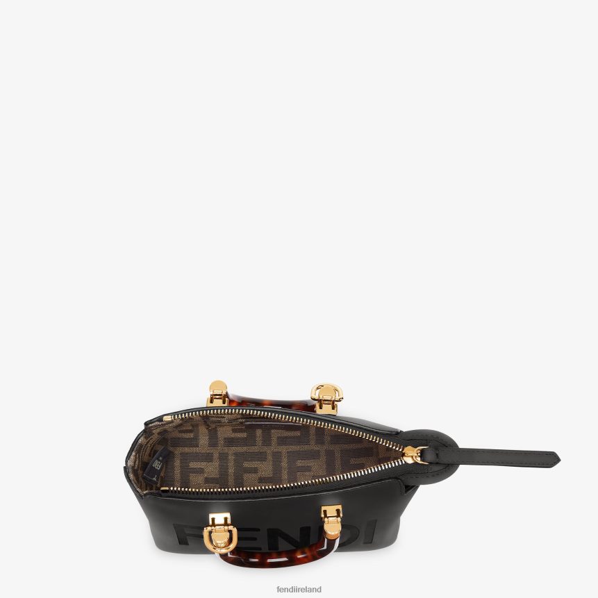 Fendi Women Small Leather Boston Bag R06TFR684 Accessories Black