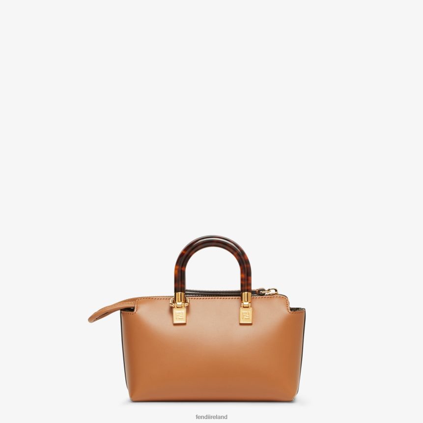 Fendi Women Small Leather Boston Bag R06TFR751 Accessories Brown