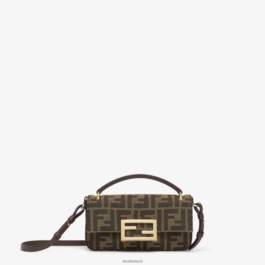 Fendi Women FF Fabric Pouch R06TFR675 Accessories Brown