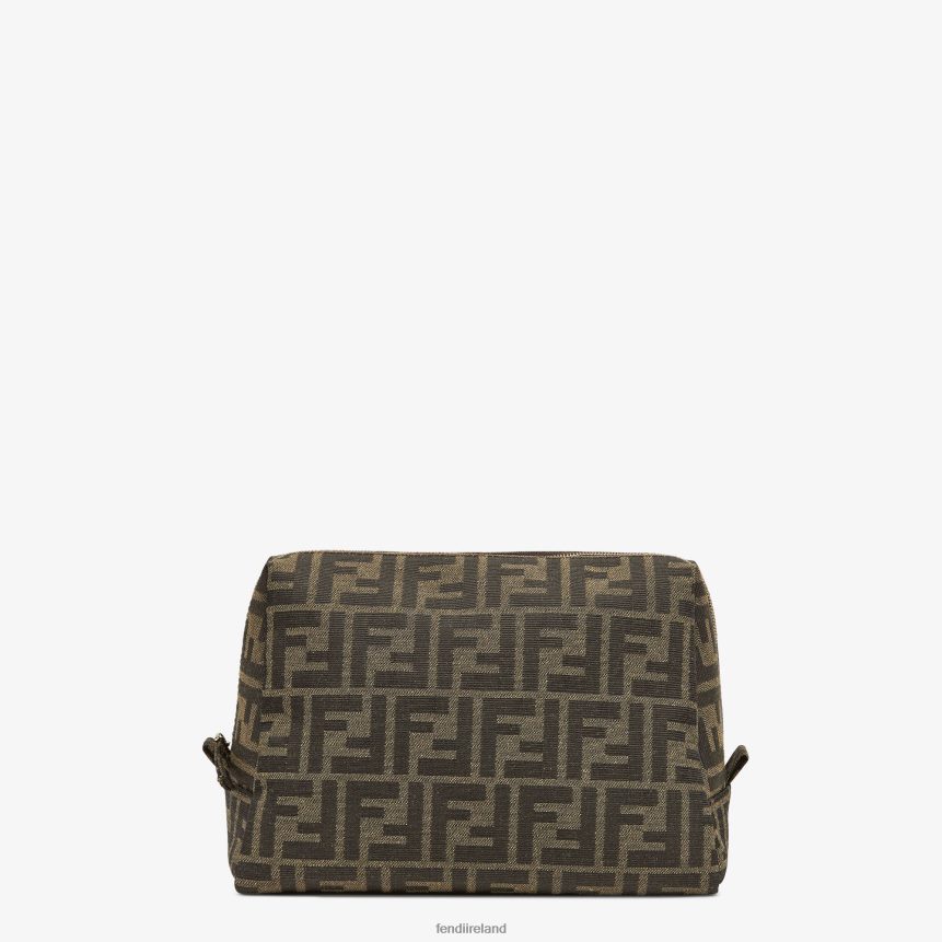 Fendi Women Fabric Toiletry Case R06TFR1495 Accessories Brown
