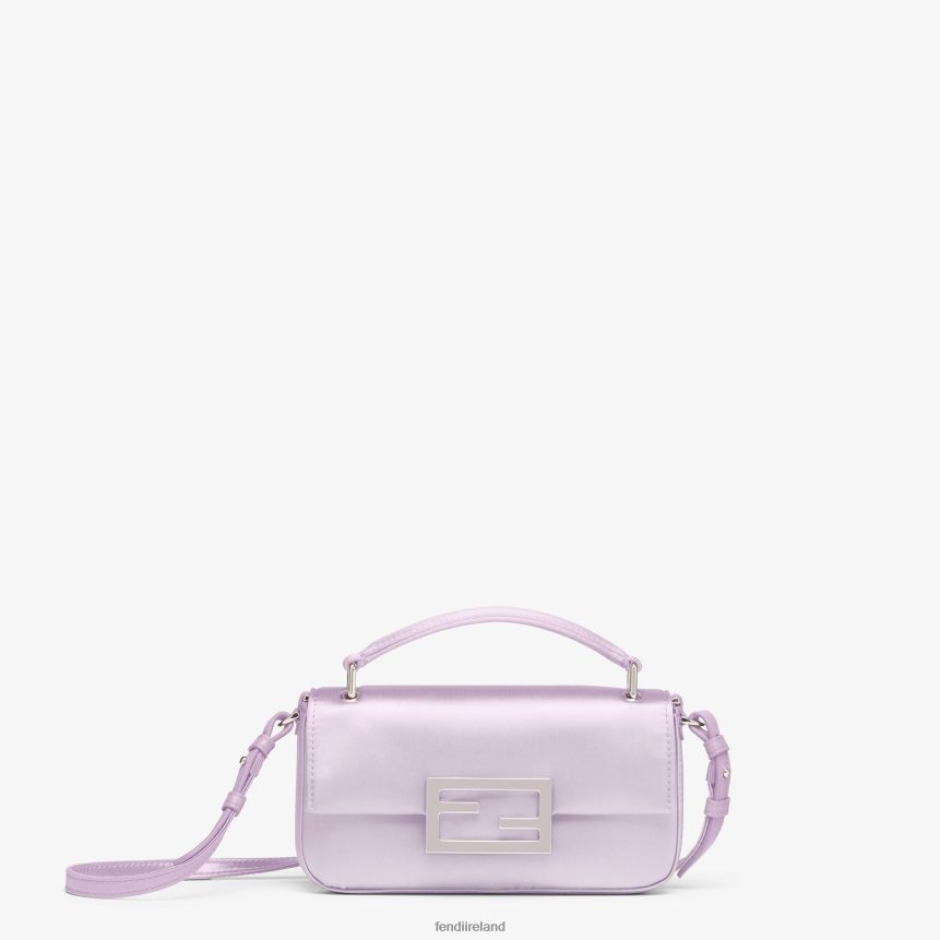 Fendi Women Lilac Silk Pouch R06TFR808 Accessories Purple