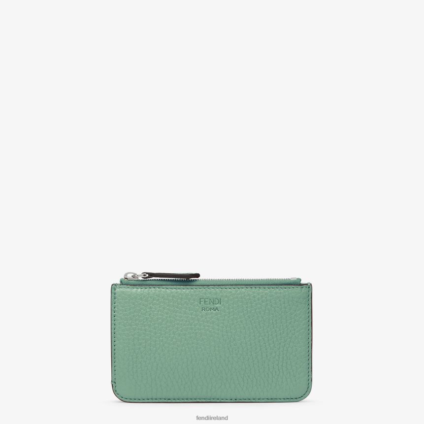 Fendi Women Mint Leather Pouch R06TFR1549 Accessories Green