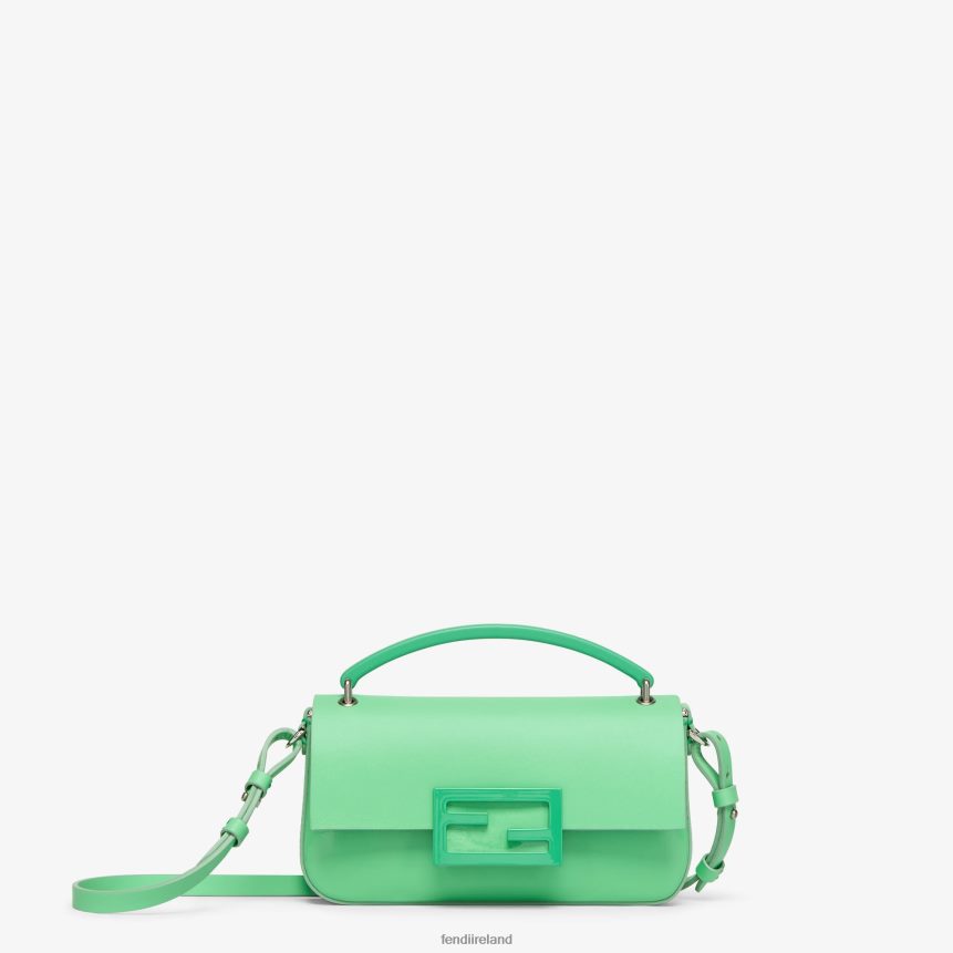 Fendi Women Patent Leather Pouch R06TFR734 Accessories Green