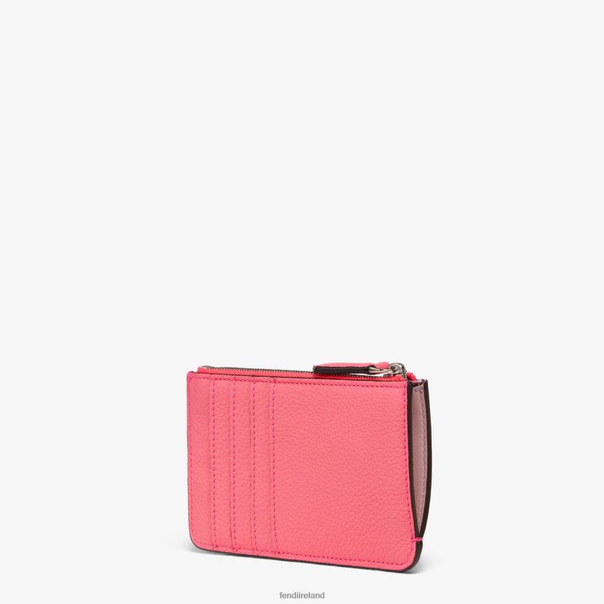 Fendi Women Peekaboo Key Case Leather Pouch R06TFR1496 Accessories Pink