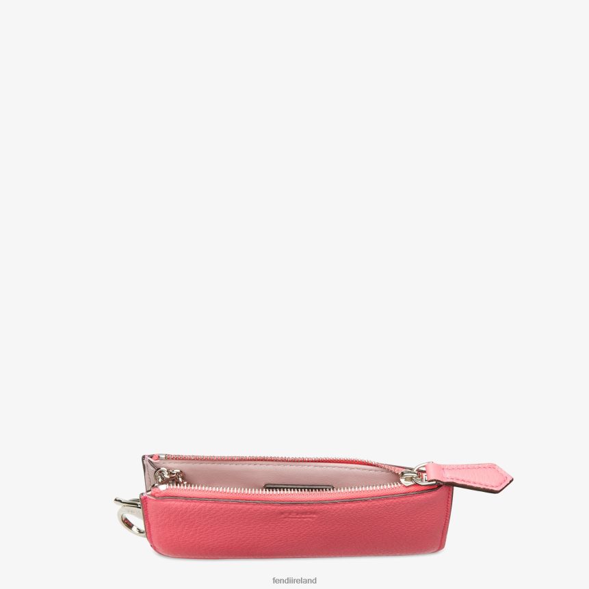 Fendi Women Peekaboo Key Case Leather Pouch R06TFR1496 Accessories Pink