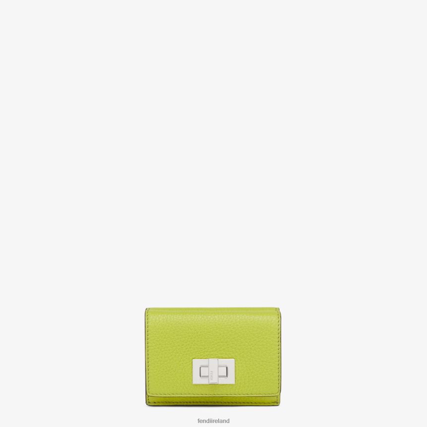 Fendi Women Acid Leather Wallet R06TFR1522 Accessories Green