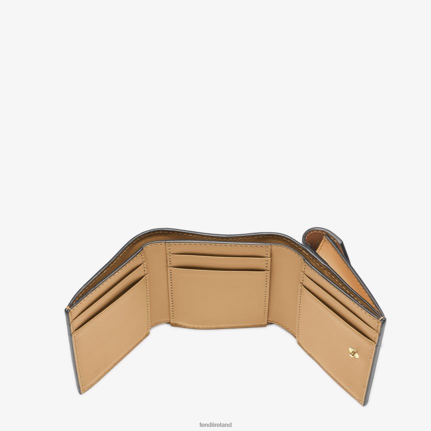 Fendi Women FF Diamonds Leather Wallet R06TFR1431 Accessories Brown