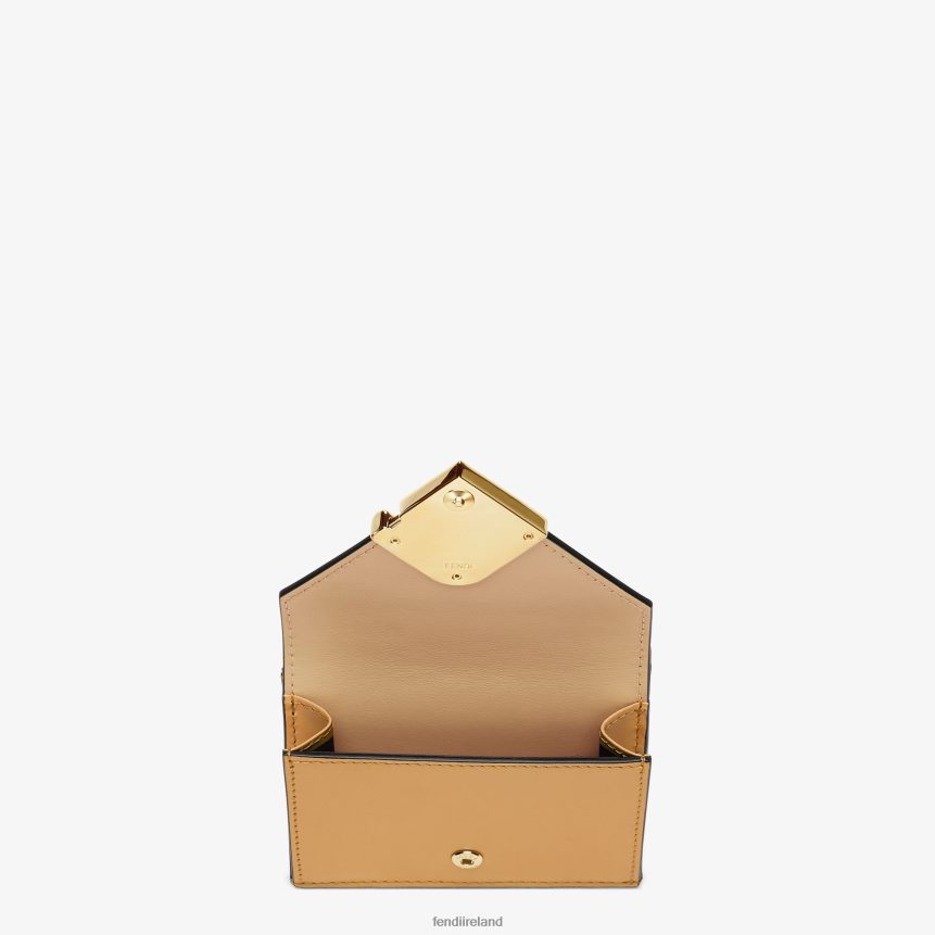 Fendi Women FF Diamonds Leather Wallet R06TFR1431 Accessories Brown