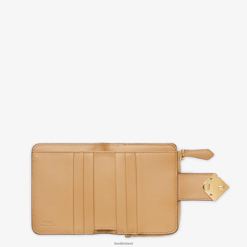 Fendi Women FF Diamonds Leather Wallet R06TFR1507 Accessories Brown