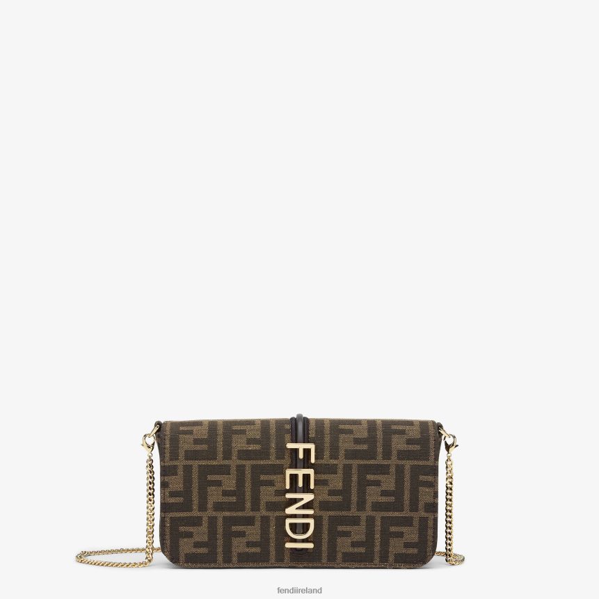 Fendi Women FF Fabric Wallet R06TFR1415 Accessories Brown