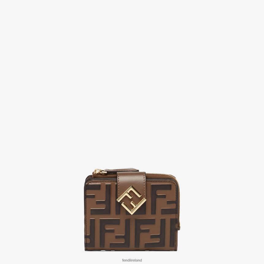 Fendi Women FF Leather Wallet R06TFR1412 Accessories White