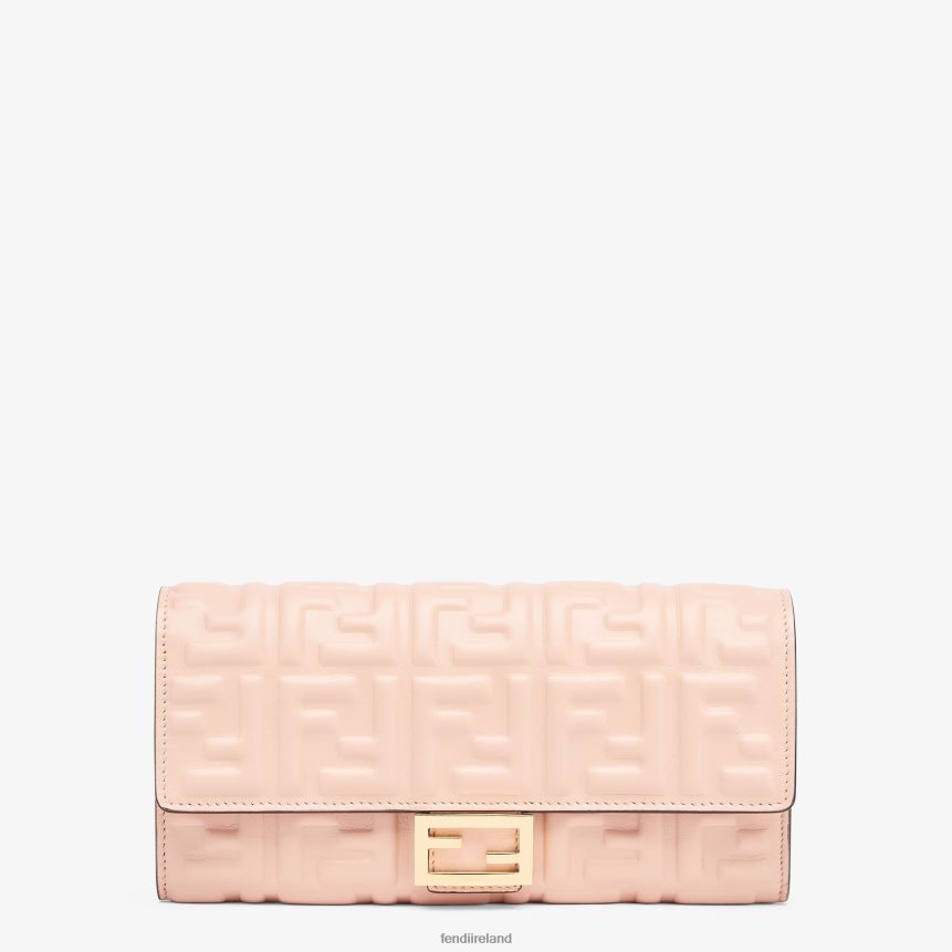Fendi Women FF Nappa Leather Wallet R06TFR1527 Accessories Pink
