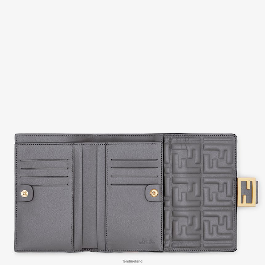 Fendi Women FF Nappa Leather Wallet R06TFR1534 Accessories Gray