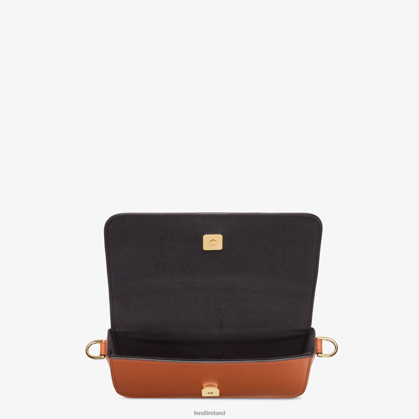 Fendi Women Graphy On Chain Leather Wallet R06TFR1416 Accessories Brown