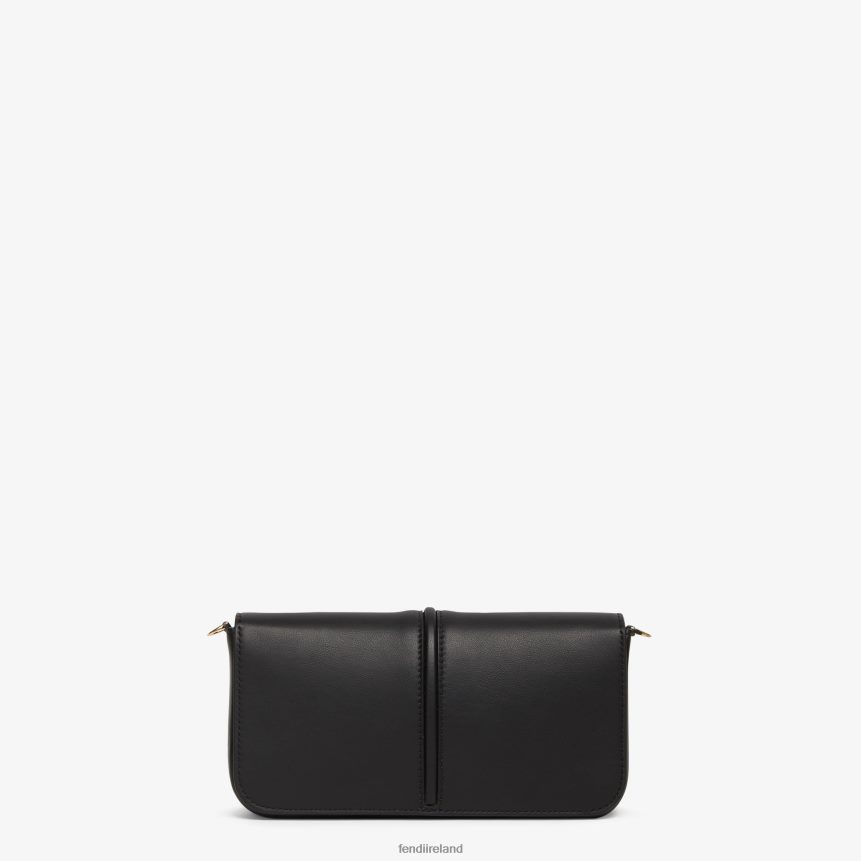 Fendi Women Graphy On Chain Leather Wallet R06TFR1417 Accessories Black