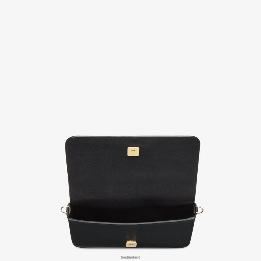 Fendi Women Graphy On Chain Leather Wallet R06TFR1417 Accessories Black