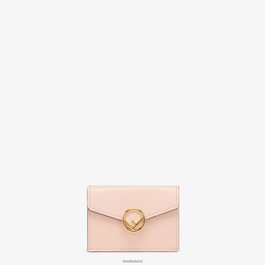 Fendi Women Micro Trifold Leather Wallet R06TFR1586 Accessories Pink