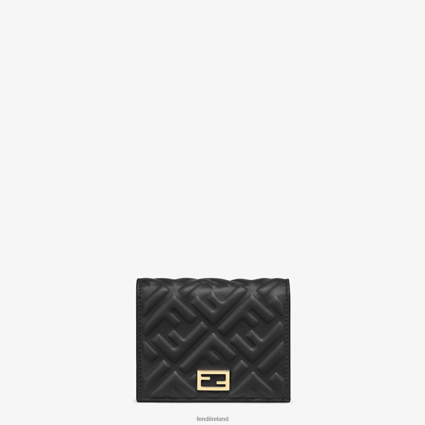 Fendi Women Small Nappa Leather Wallet R06TFR1475 Accessories Black