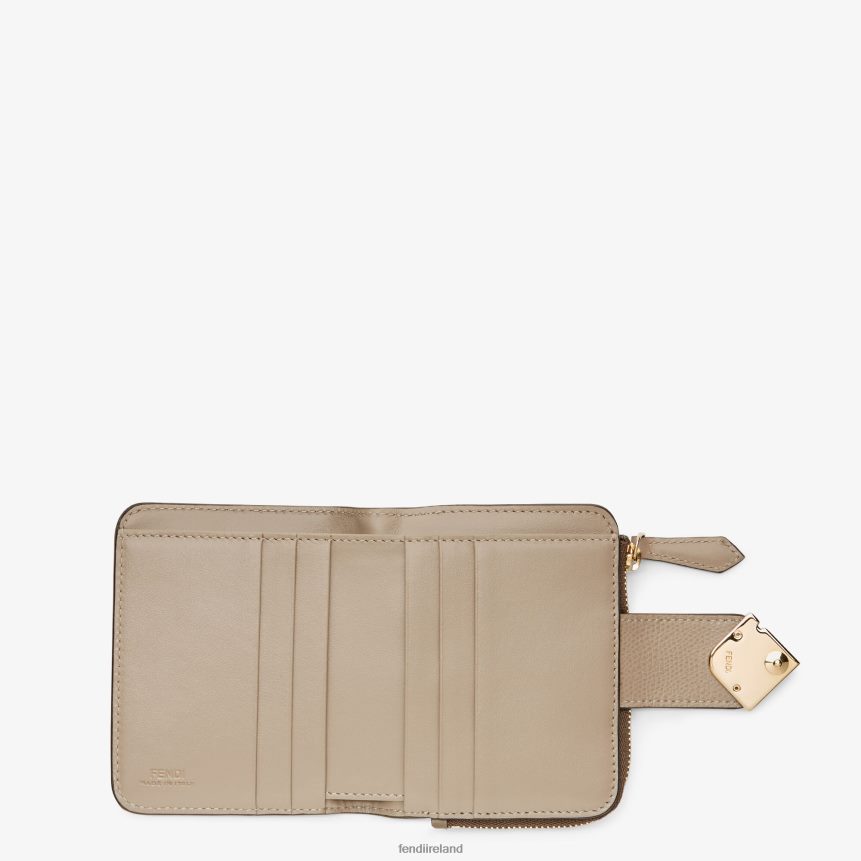 Fendi Women Two-Tone And Dove Leather Wallet R06TFR1508 Accessories White