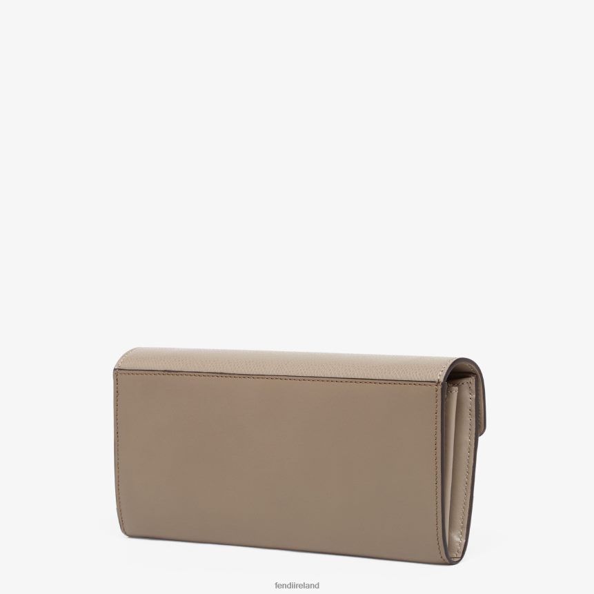 Fendi Women Two-Tone And Dove Leather Wallet R06TFR1515 Accessories White