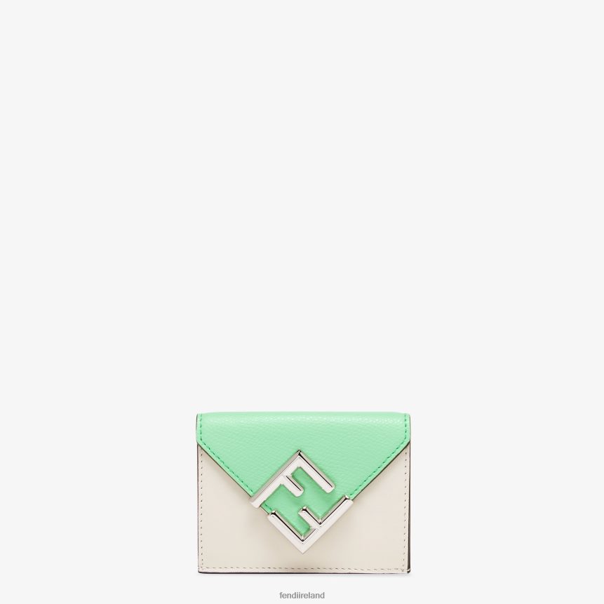 Fendi Women Two-Tone And Leather Wallet R06TFR1466 Accessories White