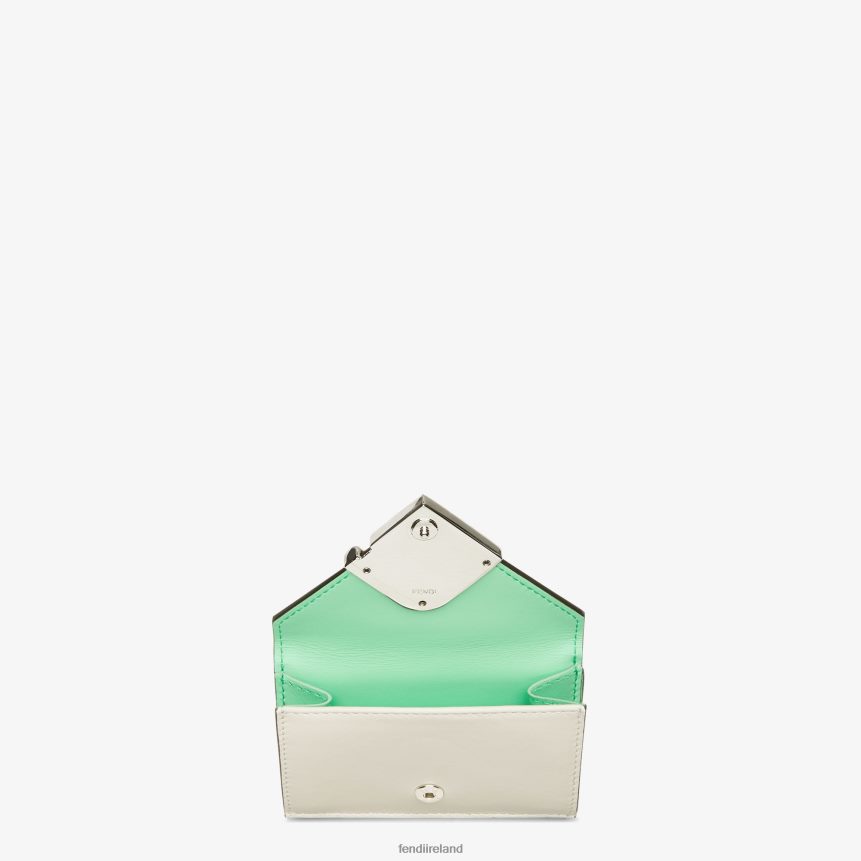 Fendi Women Two-Tone And Leather Wallet R06TFR1466 Accessories White