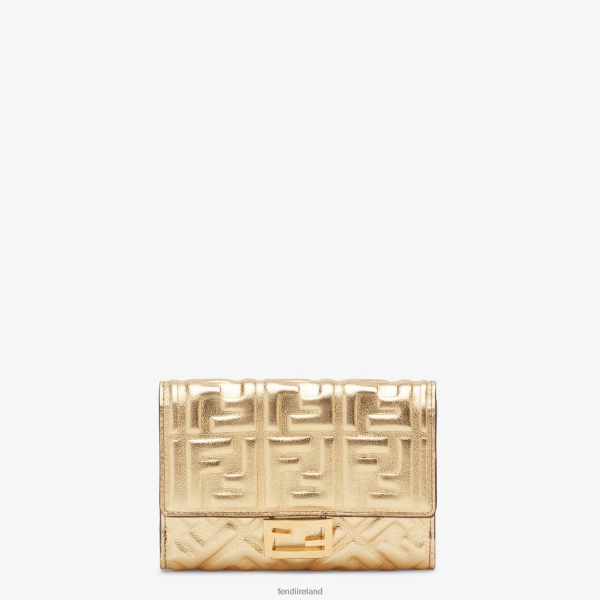 Fendi Women Wallet Leather Wallet R06TFR1574 Accessories Gold